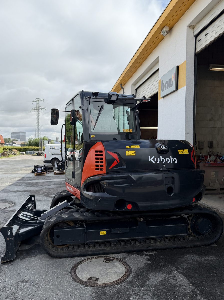 Kubota KX085 VA gebraucht kaufen – Heckansicht